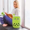 Tasse à thé Boba - oreiller en peluche douce - jouet