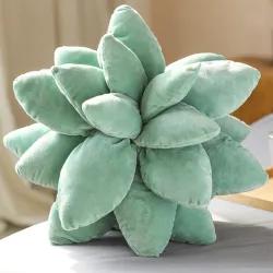 Decorative plush pillow - succulent cactus plantCushions