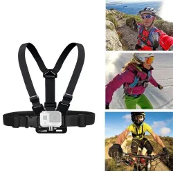 Support de poitrine - harnais - sangle - pour GoPro