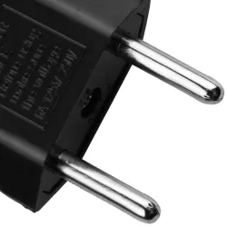 US vers EU - plat à rond - adaptateur de prise - convertisseur - 5 pièces