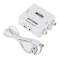 Adaptateur convertisseur AV vers HDMI AV2HDMI 1080p