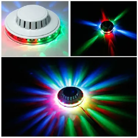 Lampe disco LED tournesol - son activé