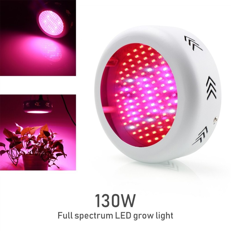 135W - Lampe de croissance LED - 3500 lumens à spectre complet - ovni - rond