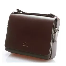 Kangaroo - leather shoulder bag - wide - 31 * 24 * 8cmBags