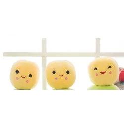 Jouet en forme de pois avec boules - étui à crayons en peluche