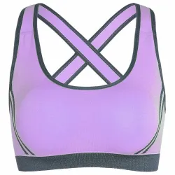 Soutien-gorge de sport sans armatures - haut avec coussinets amovibles