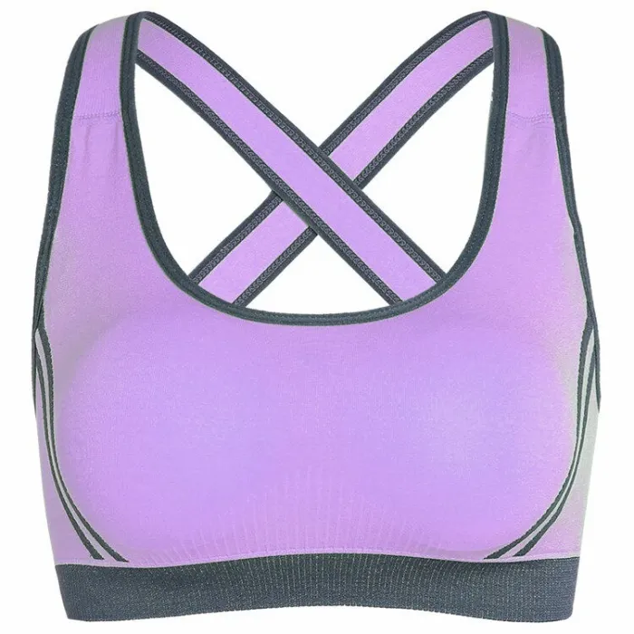 Soutien-gorge de sport sans armatures - haut avec coussinets amovibles