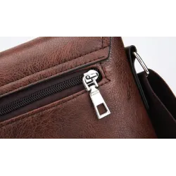 Petit sac à bandoulière élégant - cuir souple