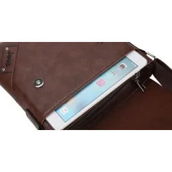 Petit sac à bandoulière élégant - cuir souple
