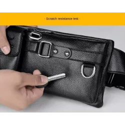 Multifunctional shoulder / waist bag - a small wallet - with zippers / pocketsBags