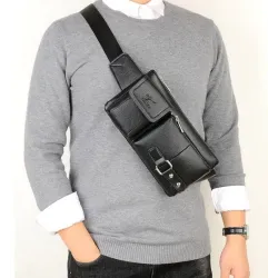 Multifunctional shoulder / waist bag - a small wallet - with zippers / pocketsBags
