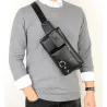 Sac à bandoulière/taille multifonctionnel - un petit portefeuille - avec fermetures éclair/poches