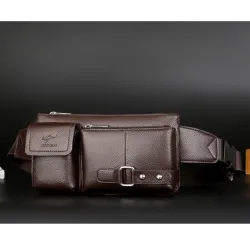 Sac à bandoulière/taille multifonctionnel - un petit portefeuille - avec fermetures éclair/poches