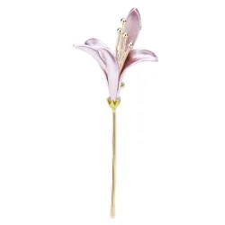 Broche élégante avec fleur de lys