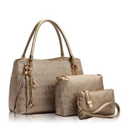 Sacs en cuir de luxe - set 3 pièces