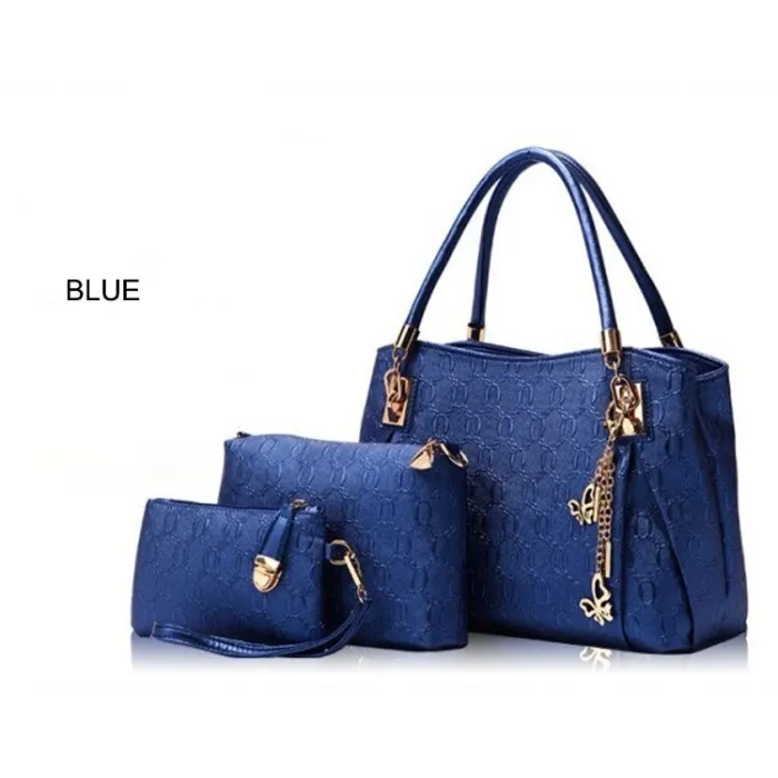 Sacs en cuir de luxe - set 3 pièces
