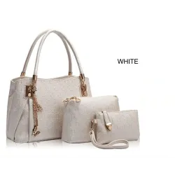 Sacs en cuir de luxe - set 3 pièces