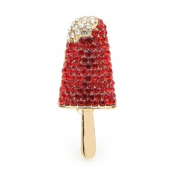 Elegant brooch - sparkling popsicle ice creamBrooches