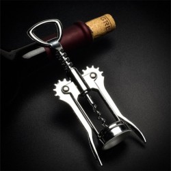 Stainless steel butterfly corkscrew - wine bottle openerBar supply
