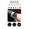 LIGE - montre intelligente de luxe - écran tactile plein cercle - Bluetooth - tension artérielle - étanche
