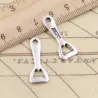 Beer bottle opener - silver antique pendants - for jewellery making - 20 piecesBracelets