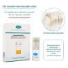 Derma roller - pointes en titane - micro-aiguille 0,25 mm - or - réutilisable