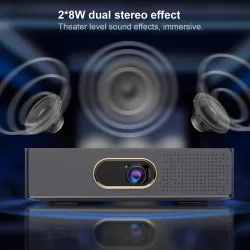 WZATCO S5 - mini DLP 3D projector - 4K - 5G - WIFI - Smart Android 9- full HD - 1080PProjectors
