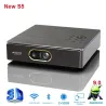 WZATCO S5 - mini DLP 3D projector - 4K - 5G - WIFI - Smart Android 9- full HD - 1080PProjectors