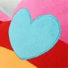 Arc-en-ciel - coeur - nuages - coussin