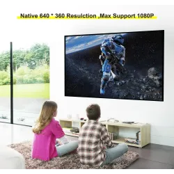 AAO YG230 - mini projecteur - 1080P - WiFi - multi écran - avec enceinte