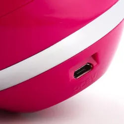 Bluetooth - mini enceinte ronde - LED - avec subwoofer - Hi-Fi - TF - FM - AUX - boule magique