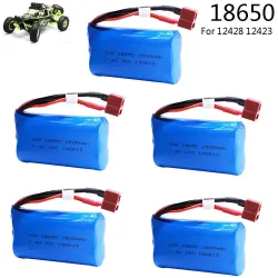 Batterie Lipo 18650 - pour jouets RC Wltoys 12428 12401 - 7.4V - 1500mah