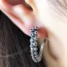 Gothique / Punk - tentacules de poulpe - boucles d'oreilles clous