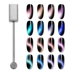 Stick magnétique - yeux de chat 9D - effet trait 3D - nail art - décoration