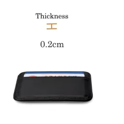 Super slim - mini wallet - purse - card holder - genuine leatherWallets