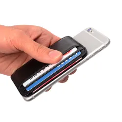 Super slim - mini portefeuille - sac à main - porte-cartes - cuir véritable