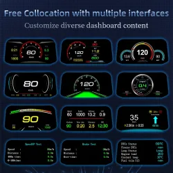 Car navigation - on-board computer - OBD2 - GPS - speedometer - head-up displayDiagnosis