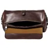 Sac à bandoulière tendance en cuir - forme cylindrique