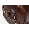Sac à bandoulière tendance en cuir - forme cylindrique