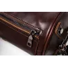 Sac à bandoulière tendance en cuir - forme cylindrique
