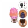 Boutons de meubles luxueux - forme de rose en cristal de verre