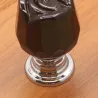 Boutons de meubles luxueux - forme de rose en cristal de verre