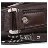Vintage shoulder / crossbody leather bag - wide - 34 * 24 * 8cmBags