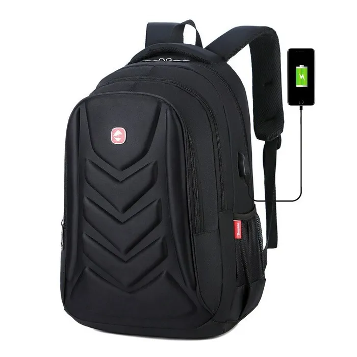 Sac à dos à la mode - Sac pour ordinateur portable 15,6 pouces - Port de chargement USB