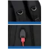 Sac à dos à la mode - Sac pour ordinateur portable 15,6 pouces - Port de chargement USB