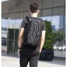 Fashionable backpack - laptop bag - waterproof - USB charging port - carving designBackpacks