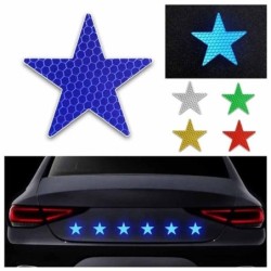 Star shape sticker - reflective - self adhesive - for car / motorcycle / fabricStickers