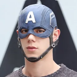 Masque de capitaine - casque en latex - Halloween - festivals