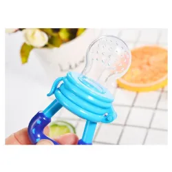 Sucette pour bébé - mangeoire pour aliments frais - jus - lait - filet en silicone - 10 pièces