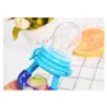 Sucette pour bébé - mangeoire pour aliments frais - jus - lait - filet en silicone - 10 pièces